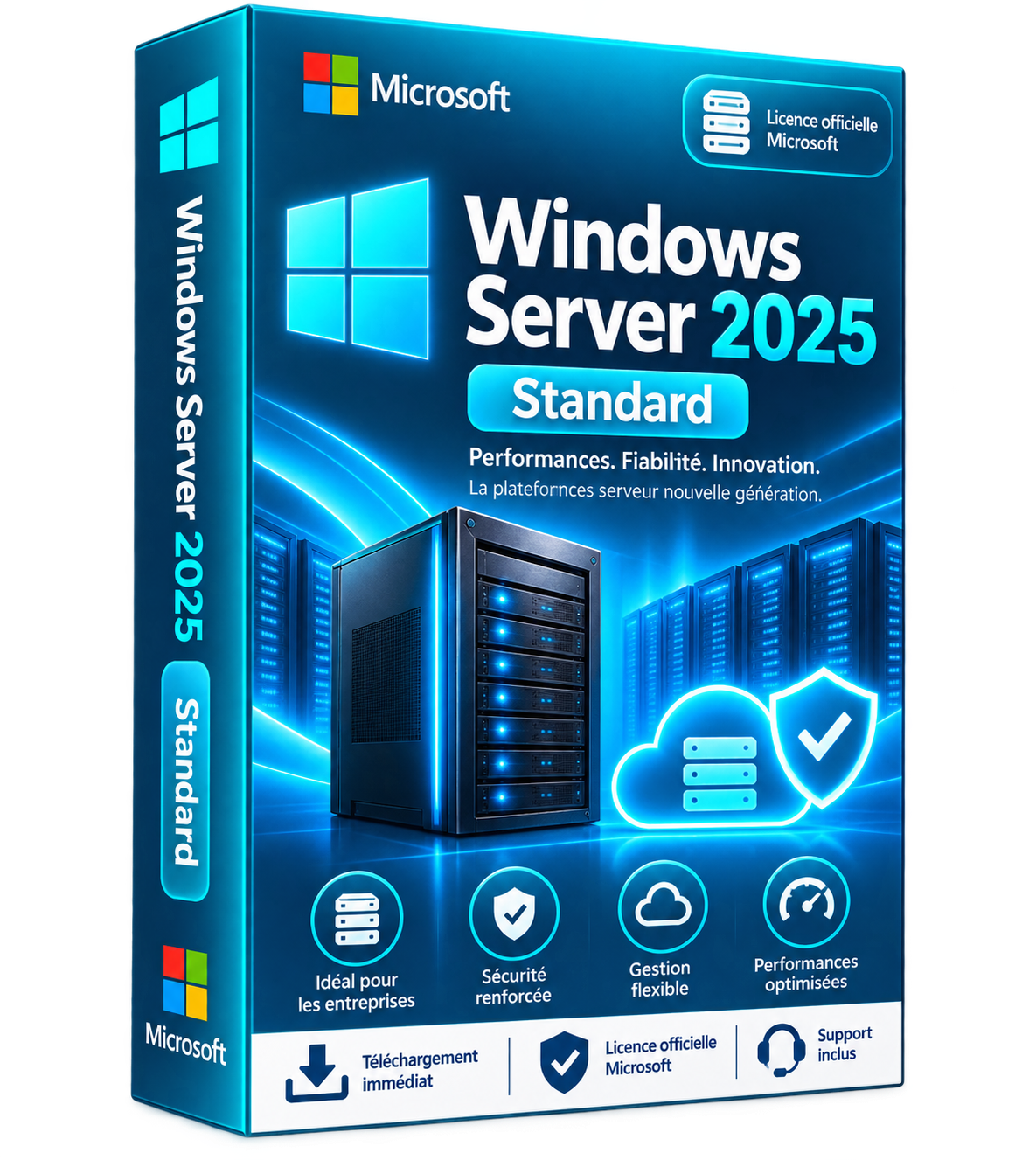 Boîte Windows Server 2025 Standard – Licence Officielle Microsoft