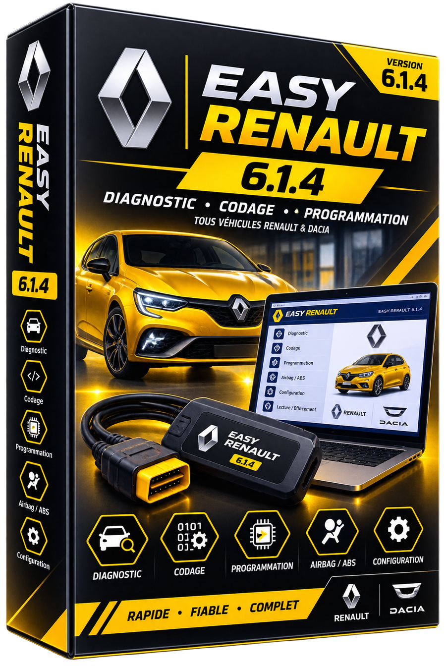 Easy Renault 6.1.4 – Interface diagnostic codage programmation Renault Dacia