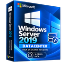 Windows Server 2019 Datacenter – Pack de licence 16 cœurs